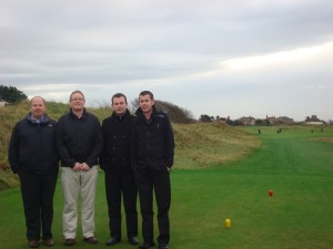 The PerryGolf Team at Royal Liverpool Golf Club