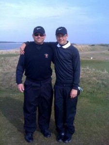 John and Kristian Beall on the New Course, St Andrews