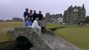 Swilcan Bridge on Old Course at St Andrews