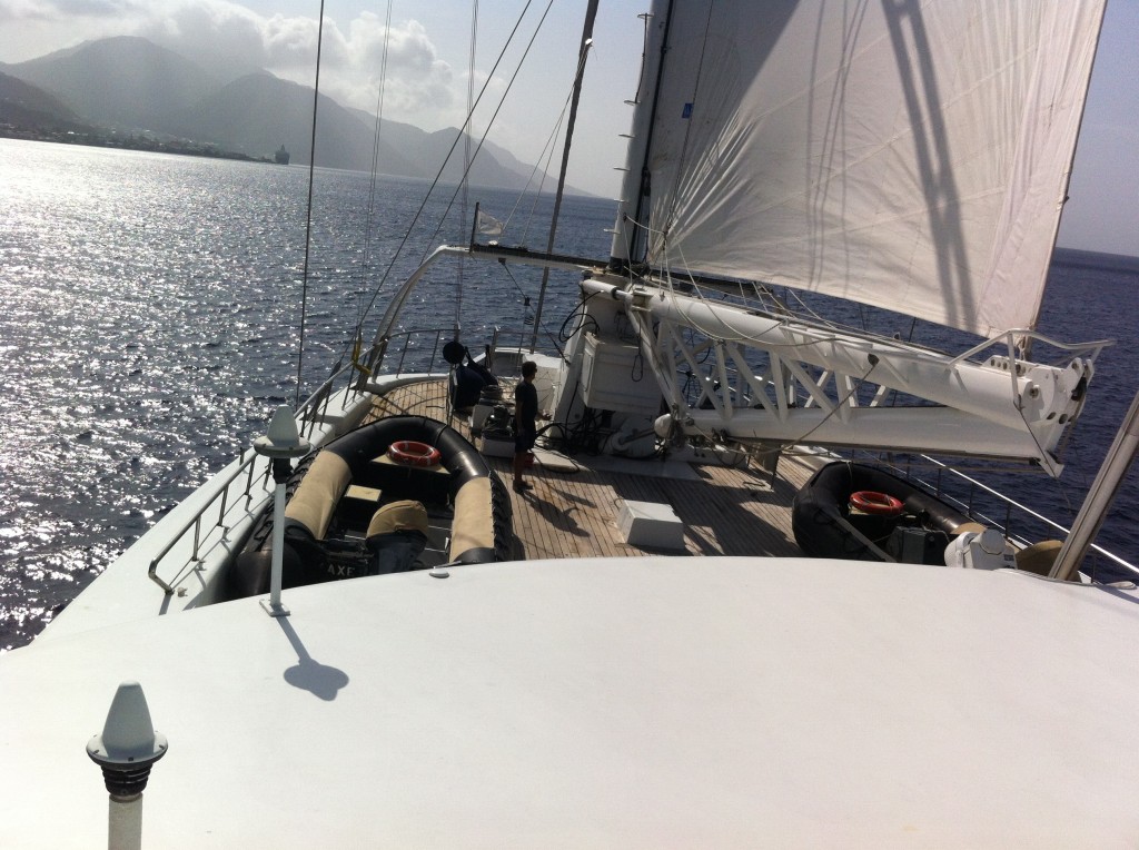 Le Ponant under sail