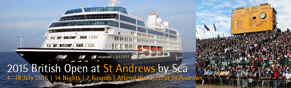 PerryGolf's 2015 British Open at St Andrews by Sea Golf Cruise Package Vacation - PerryGolf.com/britishopen