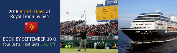 2016 British Open at Royal Troon by Sea