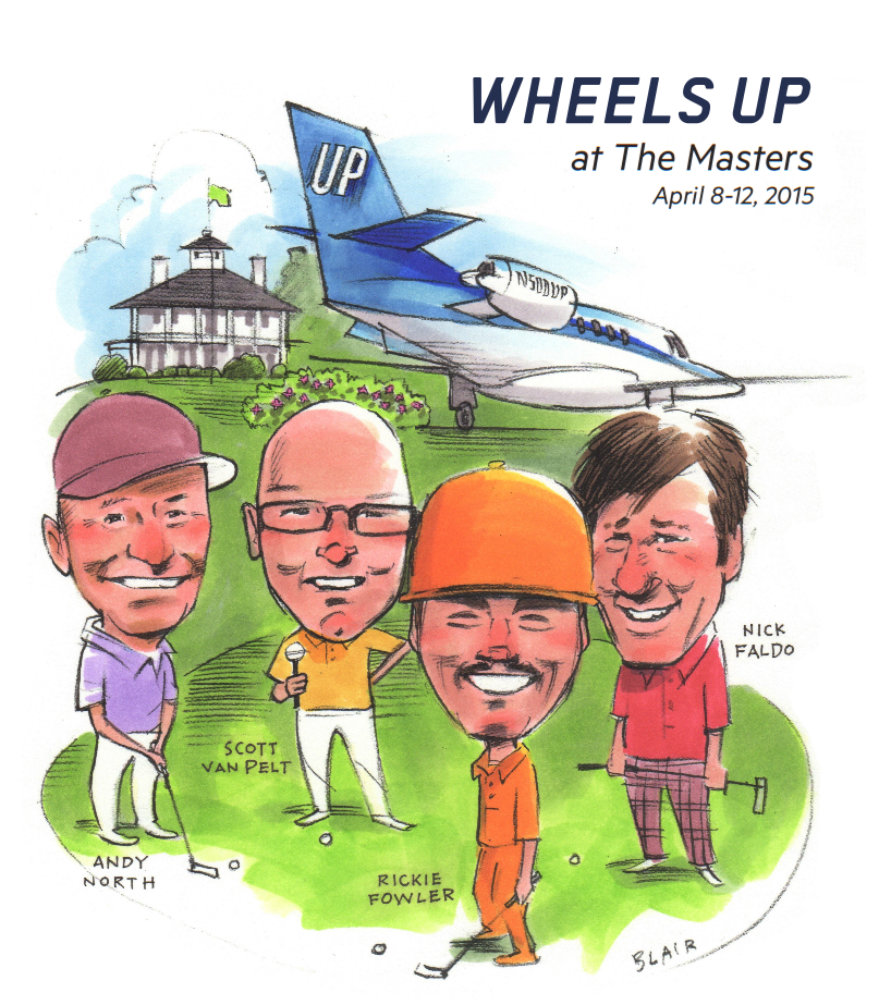 Wheels Down at The Masters hosted by Members Rickie Fowler, Andy North, Scott Van Pelt & Nick Faldo