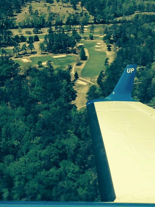 #WheelsUp over #Augusta! We're ready for a great week the Masters!