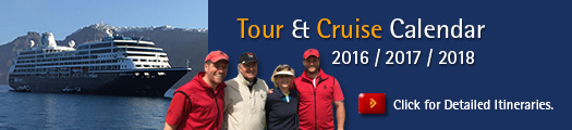 PerryGolf 2016 / 2017 / 2018 Tour & Cruise Calendar