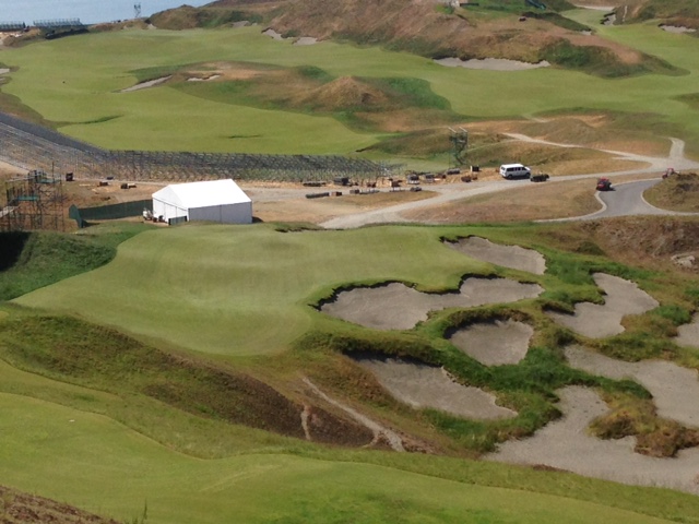 Chambers Bay - 2015 US Open - 9th Green