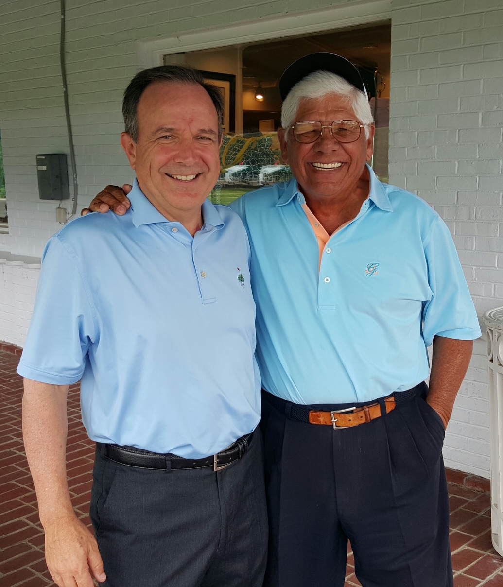 Lee Trevino & Gordon Dalgleish at The Greenbrier