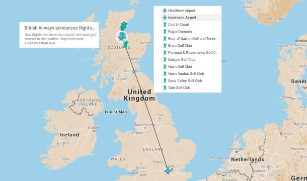 British Airways announces new flights from LHR to INV