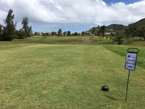 Royal St. Kitts Golf Club - Long drive contest; smooth and slow back and let it rip! - PerryGolf.com