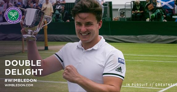 Gordon Reid wins 2 Wimbledon titles in 2 days!