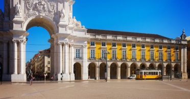 Rua Augusta Arch in Lisbon