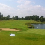 18th hole at the The K Club, site of much drama in the 2006 Ryder Cup. — in Straffan, Kildare.