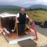 Welcome to 'High Tide Cafe', the innovative half way house at The Carrick Loch Lomond ...well what else are you going to do with a lovely motor launch that you no longer need, than stick it at the top of a hill (-: