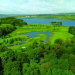 Aerial View of the Deerpark Golf Course at Fota Island