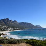 Looking south with the twelve apostles above the Atlantic