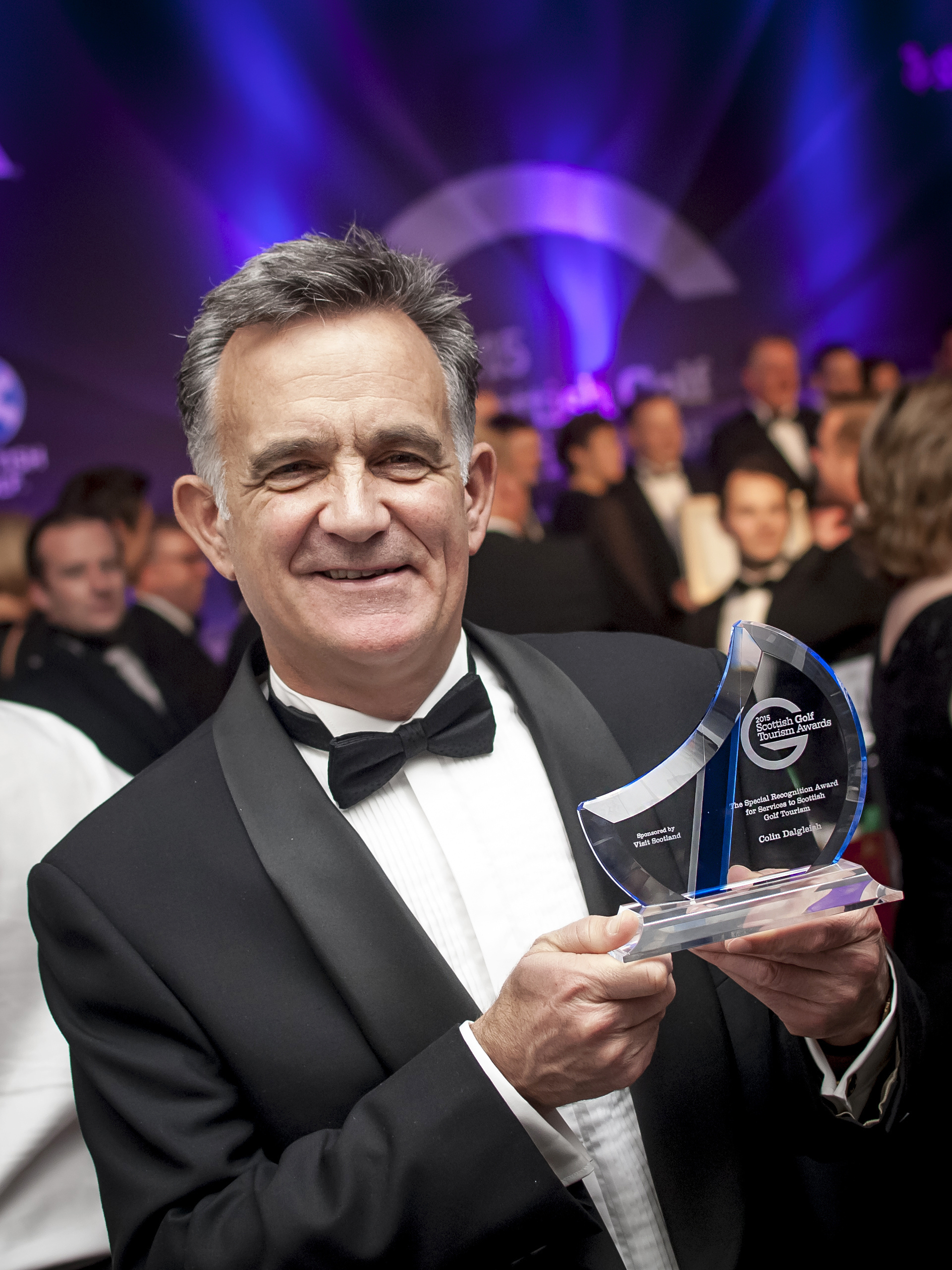 PerryGolf Co-Founder, Colin Dalgleish, receives Special Recognition Award at 2015 Scottish Golf Tourism Awards