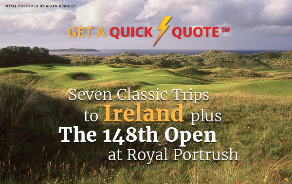 Ireland Golf Vacations Quick Quote