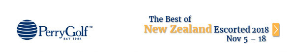 Escorted New Zealand Golf Vacation with PerryGolf