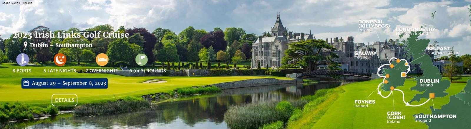 2023 Irish LinksGolf Cruise