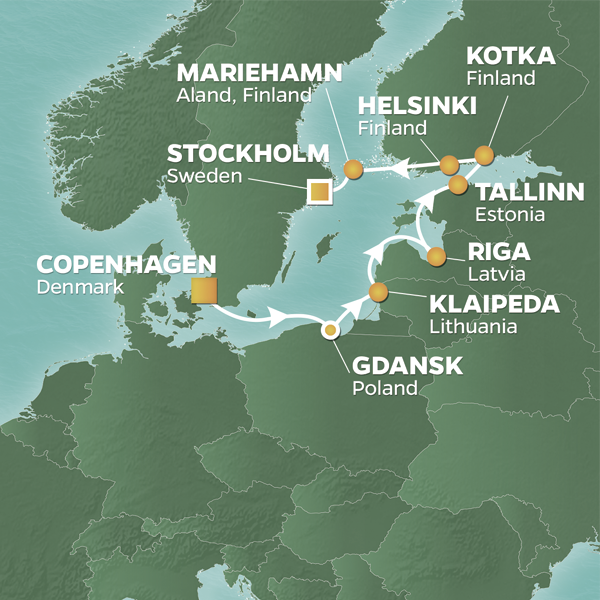 Cruises 2025 Europe Baltic Dorry Gertrud