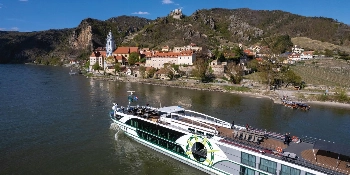 2027 European Danube River Golf Cruise Vacation Package - PerryGolf + Tauck River Cruises ms Joy in the Wachau Valley