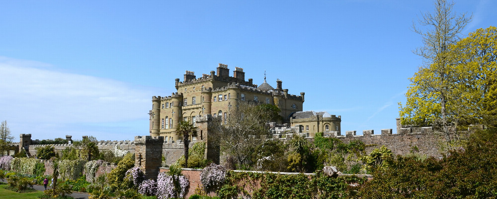 Culzean Castle, Ayrshire on a sunny day shuttersto