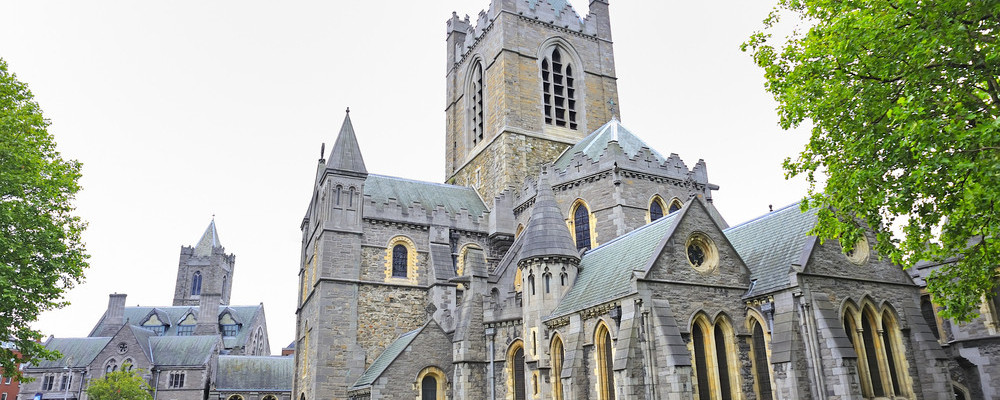 St. Patrick's Cathedral in Dublin, Ireland shutter
