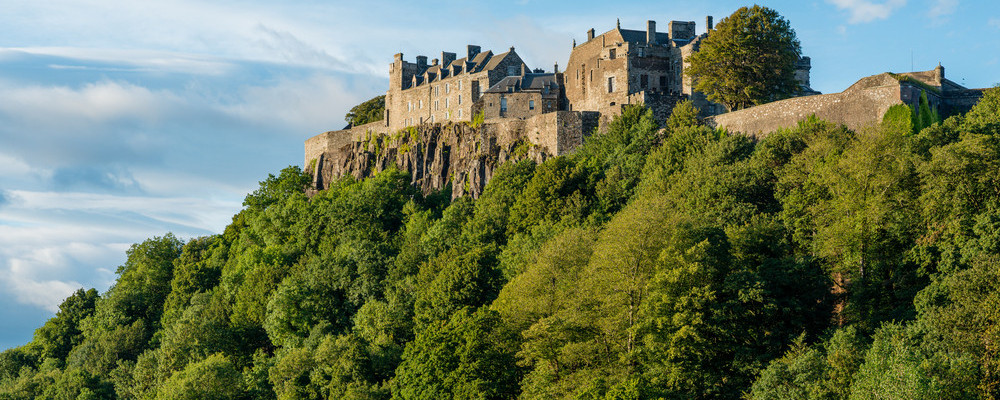 Stirling Castle from the West in late afternoon au