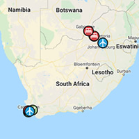 PerryGolf South Africa 2022 Map