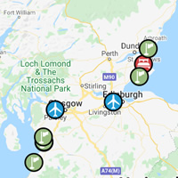 PerryGolf Scotland 2022 Map