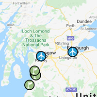 PerryGolf Scotland 2022 Map