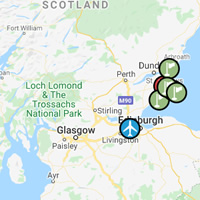 PerryGolf Scotland 2022 Map